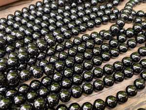 Cuentas de Ágata Ónix Negro Genuinas, Lisas y Redondas, de 2mm, 3mm, 4mm, 5mm, 6mm, 8mm, 10mm y 12mm, para la Fabricación de Joyería - Product Image 5