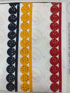 Tela Bordada de Poliéster/Algodón con Encaje Rapiyar Importado, Diseño Floral Ecológico, Estilo Elegante, Calidad Duradera - Product Image 4