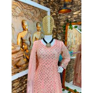 Nayra kurti ดีไซเนอร์พร้อมชุดปาร์ตี้พลาซโซและ dupatta ดู2XL - Product Image 6