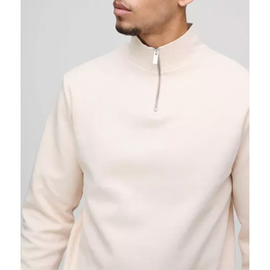 Sweat-shirt à demi-zip pour homme avec tissu doux et confortable pour les tenues décontractées, les séances d'entraînement, les activités de plein air et le confort quotidien - Product Image 4