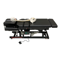 Table de chiropratique électrique réglable en hauteur de haute qualité, table de chiropratique automatique à descente.