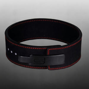 Cinturón de Soporte Lumbar Profesional de Cuero Vacuno Transpirable y Resistente al Desgaste para Levantamiento de Pesas, 10 mm, Unisex, para Adultos - Product Image 3