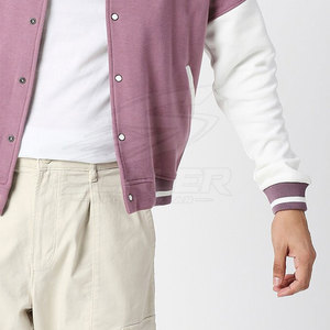 Klassische Herren-Winter-Varsity-Jacken, Polyester/Baumwolle gefüllt, winddicht, atmungsaktiv, stilvoller, lässiger Look, langlebig, bequem. - Product Image 4