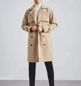 Manteau long d'hiver pour homme, mélange de laine, élégant, décontracté, vêtement d'extérieur tendance, fabricant et fournisseur en gros - Product Image 2