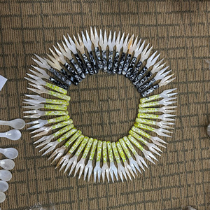Cucharas de Concha Hechas a Mano, Forma Ovalada, Material Natural, Duraderas, Decoración para el Hogar, Artesanía - Product Image 6