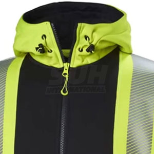 Reflective Hi Visibility <b>Waterproof</b> Breathable Lightweight Polyester <b>Work</b> Wear Jacket for Men - Product Image 4