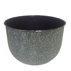 El metal trae textura Macetas de plantas de flores modernas Gran precio al por mayor Soporte decorativo perfecto para áreas interiores y exteriores - Product Image 3