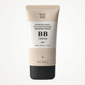 Base de maquillage crème Whatiforskin Syupeo Recovery Collagen Eksojom Serum BibiCream 21h Fabriqué en Corée - Product Image 4