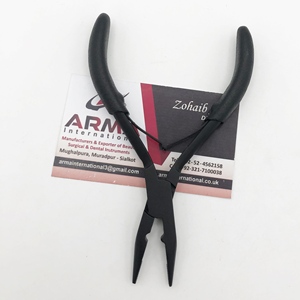 High Quality Professional Surgical Grade Stainless Steel Flat Nose Pliers for Hair Extension <b>Tape</b> Pressing Hair Extension Tools - Product Image 5