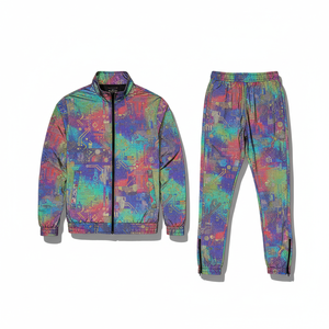 Chándal de hombre de alta calidad, 100% algodón, diseño personalizado, peso pesado, estampado, venta al por mayor. - Product Image 3