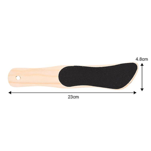 Limas de pie de madera de alta demanda, lavables, con papel de lija, para uso manual en salones de belleza, para eliminar la piel muerta de los pies - Product Image 3