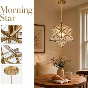Lámpara Colgante Moderna de Hierro Ecológico Chapada en Oro con Cristal Transparente para Decoración del Hogar - Product Image 2