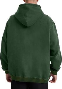 Sudadera con capucha de moda con efecto deslavado, hombros caídos, estilo oversize, streetwear - Product Image 3