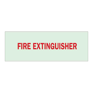 Panneau d'avertissement triangulaire en PVC Brady, rouge et blanc, marqueur d'extincteur pour la sécurité intérieure et extérieure - Product Image 1