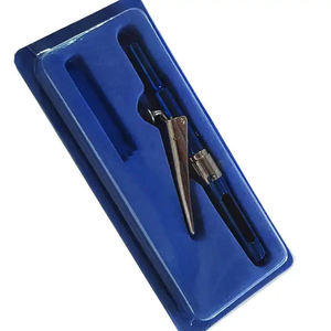 Seringue d'aspiration dentaire Citojet 1,8 ml en acier inoxydable bleu avec revêtement plasma, réutilisable, manuelle, Shuja Surgico - Product Image 3