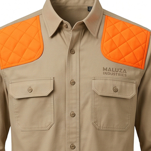เสื้อเชิ้ตยุทธวิธีพิมพ์ลายสำหรับผู้ชายจากโรงงาน MALUZA แบบสั่งทำพิเศษ เนื้อผ้านุ่ม น้ำหนักเบา ป้องกันรังสียูวี 50+ แขนสั้น สำหรับกิจกรรมกลางแจ้ง - Product Image 3