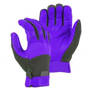 Guantes de Seguridad de Alta Visibilidad Amarillos con Palma de Cuero Sintético y Dorso Flexible de Spandex para Trabajo, Venta al por Mayor en EE. UU., Modelo 2026 - Product Image 5