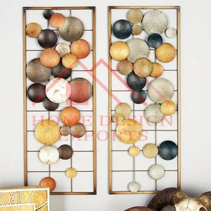 Decoración artística de pared de hojas de hierro para sala de estar, arte de pared hecho a mano para dormitorio, 2022 - Product Image 6