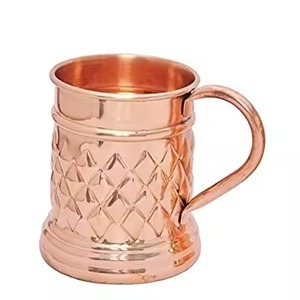 Durable Design Copper Jug Strong Water Pitcher for Kitchen Dining <b>Table</b> Beverage Serving - Product Image 1