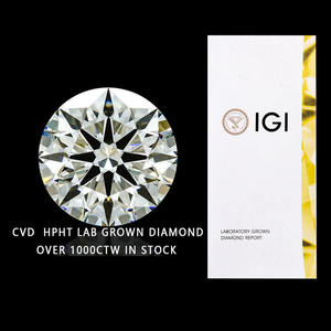 D'vins Jewels Wholesale IGI Certified Lab Created CVD Diamond 2.0ct F VVS1 Round Cut Lab Grown Diamond for Jewelry Making - Product Image 2