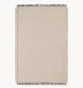 Alfombra de Lana Hecha a Mano |   Alfombra de Color Sólido de Estilo Escandinavo Anudada a Mano |   Lavable, delgado, de 0.2-0.4 pulgadas. Alfombra de pelo medio para - Product Image 6