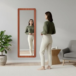 Espejo con Marco de Madera Hecho a Mano, Instalación Vertical y Horizontal, Venta al por Mayor en India - Product Image 4
