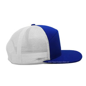 Casquette Trucker Snapback 7 Panneaux OEM avec Patch Logo Personnalisé, Profil Moyen, Visière Plate, Chapeau en Maille Style Sportif pour Hommes, Usage Quotidien, Vente en Gros - Product Image 4