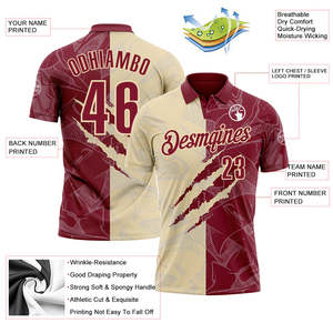 Usine de polos de sport, tissu piqué en polyester 180 GSM, broderie de logo, fabricant OEM ODM de polos - Product Image 3