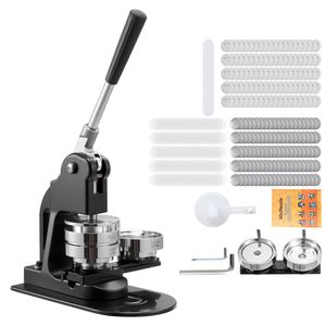 Machine à fabriquer des boutons carrés, kit de 500 pièces, coupe-cercle, clés hexagonales, conception ergonomique - Product Image 1