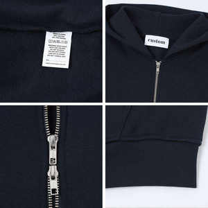 Sweat-shirts à capuche décontractés pour hommes, design personnalisé, solides, d'hiver, avec poche, respirants, en tissu polaire 100% coton, fabriqués au Pakistan - Product Image 4