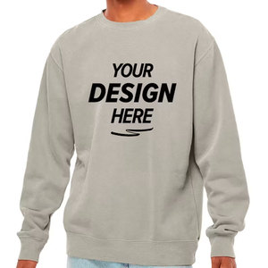 Premium <b>White</b> Fleece Pullover for <b>Men</b> Heavyweight Crew Neck Comfy <b>Sweatshirt</b> Streetwear Athletic Loungewear <b>Sweatshirt</b> - Product Image 1