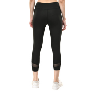 OEM 25/26 Womens Yoga Pants Sports Leggings High Waist Workout Activewear Pockets Full Length Breathable Mesh Solid - Product Image 2