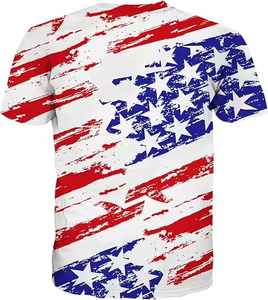 Men's <b>Gothic</b> Skulls Flame Printed T-<b>Shirt</b> Short Sleeve O-Neck Regular Fit 100% Polyester Sublimation Transfer Print - Product Image 6