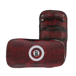 Protector de Piernas de Cuero Premium para Muay Thai, Diseño Curvo Resistente, Absorción de Impactos, Entrenamiento Profesional, Logotipo Personalizado, Fabricante OEM - Product Image 2