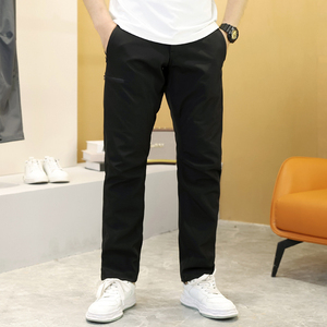 Pantalones de senderismo para hombre, de invierno, softshell, impermeables, cortavientos, con forro polar, rectos, con bolsillos - Product Image 3