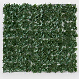 Panel de pantalla de privacidad de hojas verdes artificiales, muro de hiedra sintética, valla para jardín y balcón, decoración exterior, malla de espaldera, mobiliario - Product Image 2