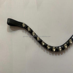 สายรัดคิ้วม้าแบบทันสมัยไข่มุกดำและคริสตัล AB ราคาไม่แพงสุดหรูพร้อมสายรัดคิ้วม้าสุดหรู - Product Image 4