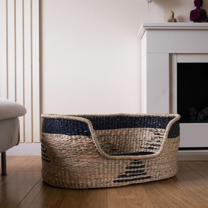 Artex Hai Nam Handwoven Eco-Friendly Soft Seagrass Portable Pet Bed for Dogs/Cats/Rabbits Removable Washable <b>Cushion</b> - Product Image 2