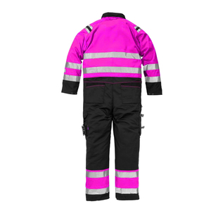 Breathable And Fabric Cotton Men High Quality Safety Coverall With Needle Detection Durable Reflective Working - Product Image 2