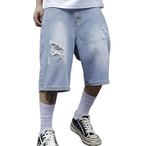 Pantalones cortos de mezclilla para hombre-Vintage lavado Otoño Invierno estilo 100% algodón Trendy Festival & Casual Looks - Product Image 1