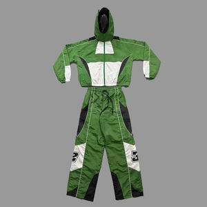 Conjunto Deportivo para Hombre, Chaqueta y Pantalones con Cordón, 100% Nailon, Líneas Reflectantes, Logotipo Digital, Estilo Vintage, Cortavientos 2026 - Product Image 6