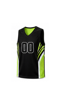 Maillot de basket-ball et débardeur de sport double face en matière durable avec impression par sublimation pour clubs et écoles - Product Image 3