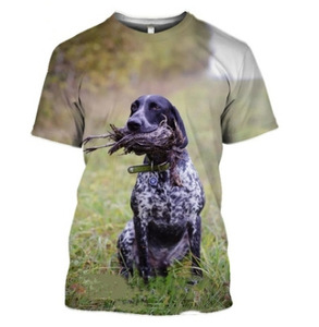 DELAWARE INDUSTRIES T-shirt unisexe décontracté à manches courtes avec camouflage animal 3D, pour la pêche, la chasse au cochon et au canard, respirant, en polyester DRYTEC - Product Image 5