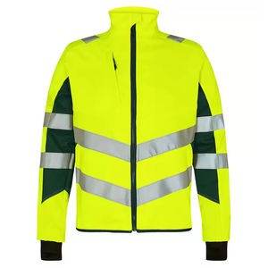 Custom Logo Hi Vis <b>Construction</b> Safety <b>Jacket</b> Winter <b>Work</b> Wear with Polyester and Nylon Direct Factory Supply Reasonable Price - Product Image 4