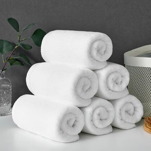 Toallas de Playa de Algodón Blanco, Color Sólido, Secado Rápido, Rectangulares, Estilo Moderno, para Uso en Todas las Estaciones, para Adultos - Product Image 3