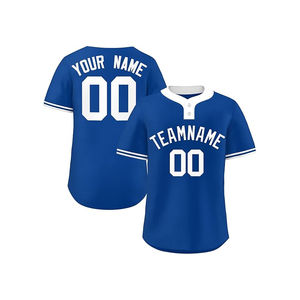 Maillots de baseball et de softball vintage pour hommes et jeunes, respirants, en tissu uni, sublimés, vierges, vente chaude OEM - Product Image 2