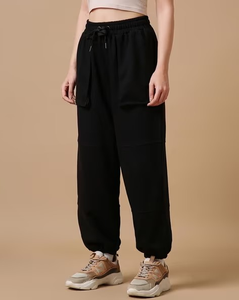 Wholesale Women's Jogger Stretch Waistband Sweatpants Customized Sports <b>Pants</b> Joggers for Women With Drawstring - Product Image 6