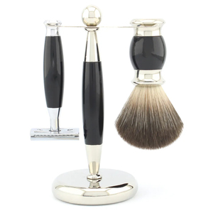 Support de rasoir et de brosse à raser en acier inoxydable durable de haute qualité pour hommes, pour rasage humide, OEM ODM - Product Image 5