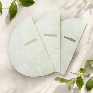 Masque facial en feuille Y191 Dendrobium Candidum lyophilisé, à base de plantes chinoises et de Ganoderma, hydratant, vert, en non-tissé, matière première - Product Image 1
