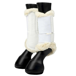 Customized Logo Printing New Arrival Light Weight Professional 2026 Horse Riding <b>Brushing</b> <b>Boots</b> on Sale - Product Image 2